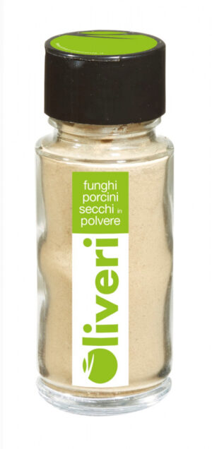 Oliveri tørket steinsopp-pulver